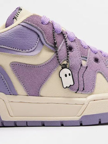 Urban Blaze: Lavender Women Low Top Sneakers