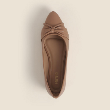 Women Beige Casual Ballerinas