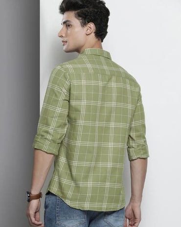 Checked Shirt with Patch Pocket