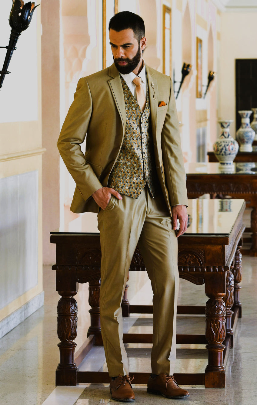 Golden Brown Suit