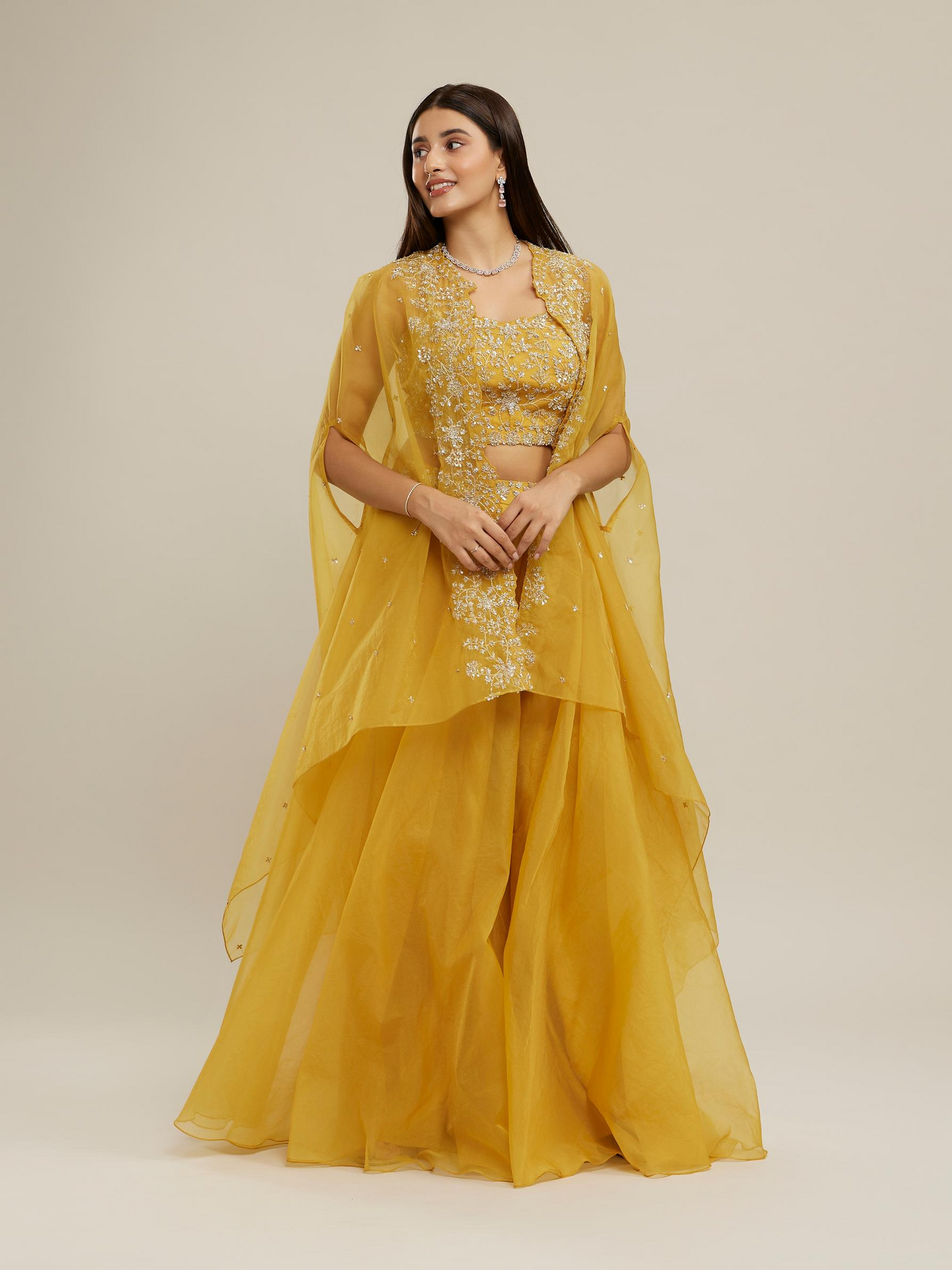 Sunflower Symphony Indo Western