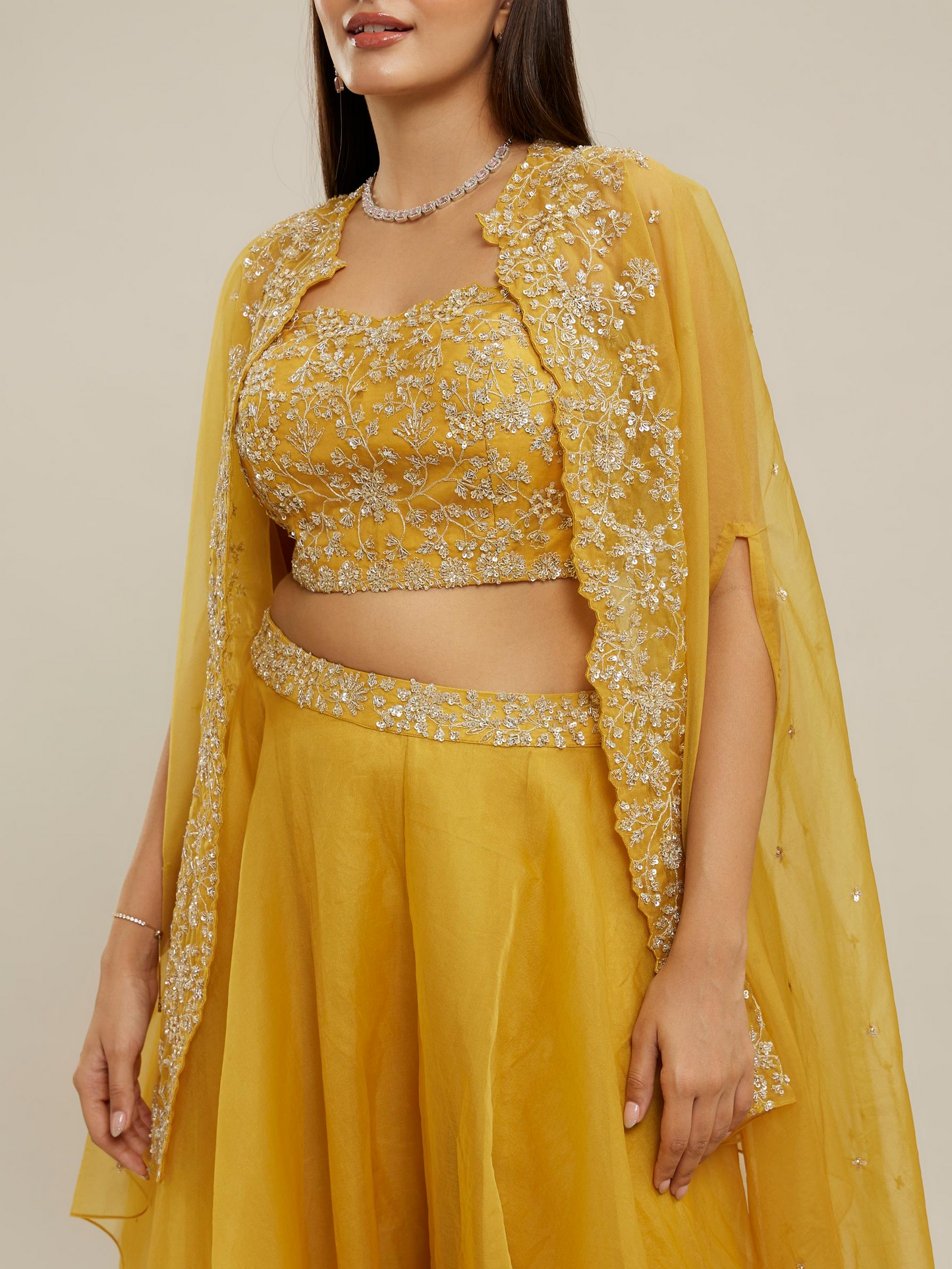 Sunflower Symphony Indo Western