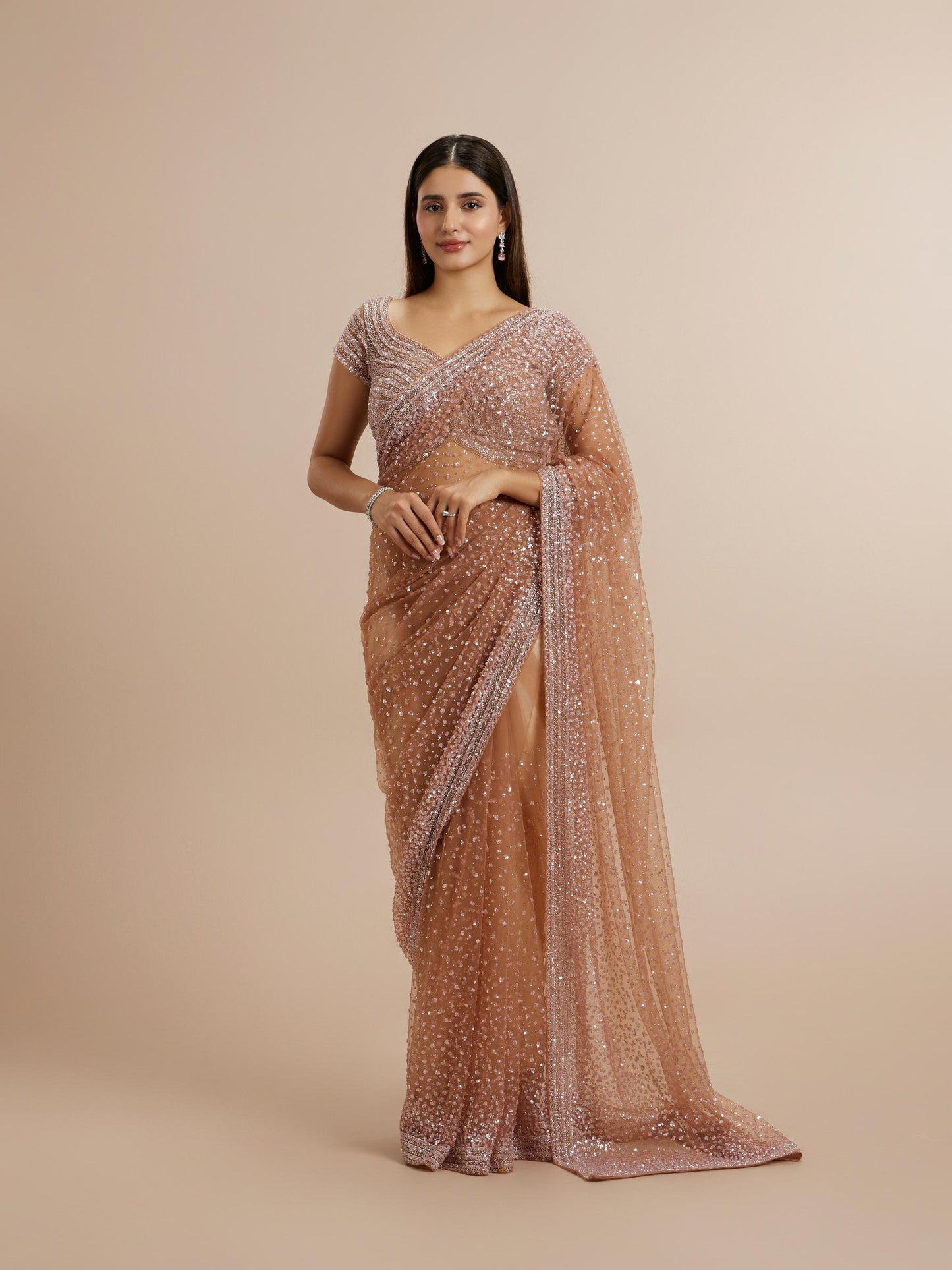Radiant Purple Array Saree
