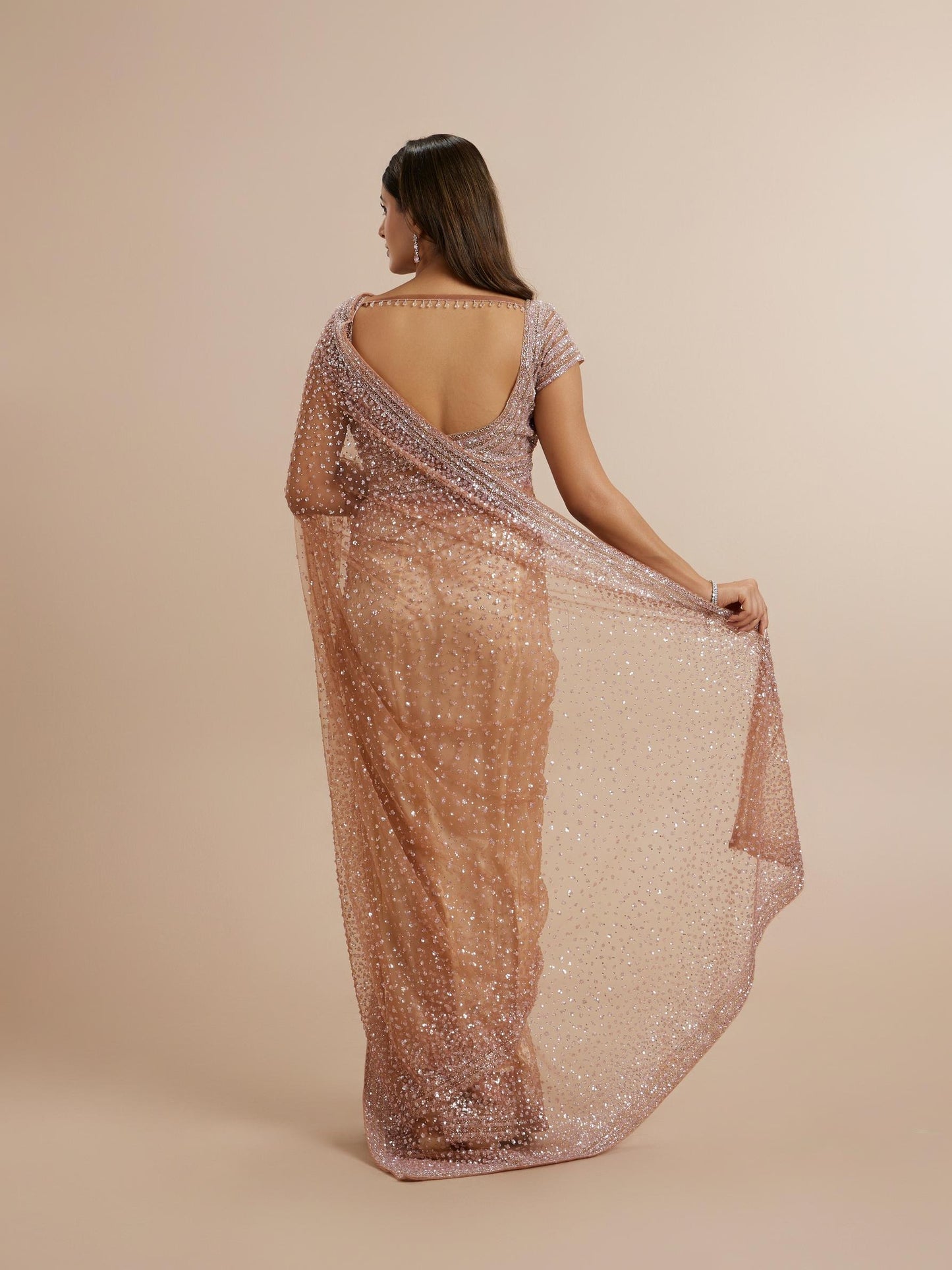 Radiant Purple Array Saree