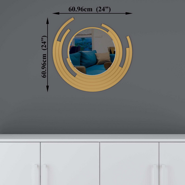 Embrace Asymmetric Design Exquisite Wall Mirror