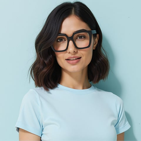 Black Full Rim Square