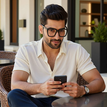 Black Full Rim Square