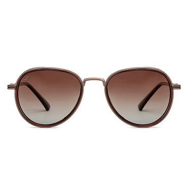 Light Brown Full Rim Aviator