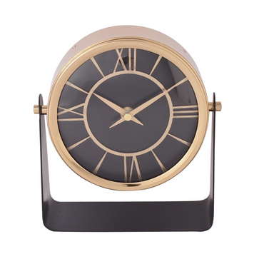 Modern Round Table Clock For Living Room Decor | Desk Clock
