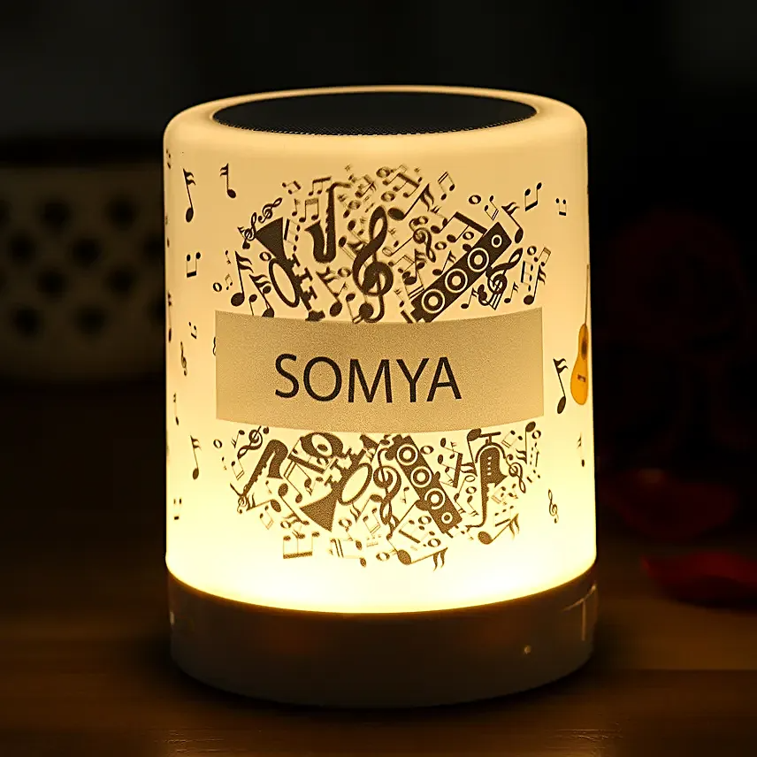 Personalised Musical Bluetooth LED Lamp Speaker