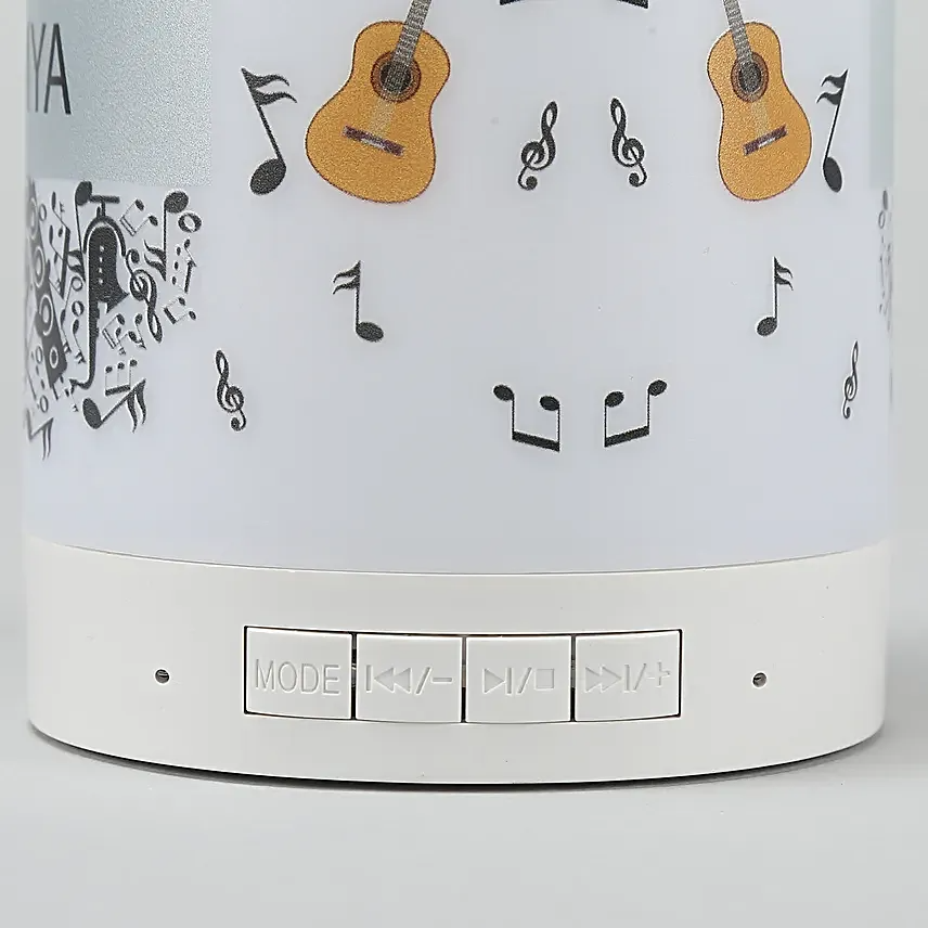 Personalised Musical Bluetooth LED Lamp Speaker