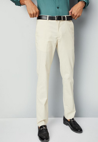 beige formal thouser for men