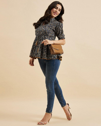 Women Floral Print Regular Fit Top