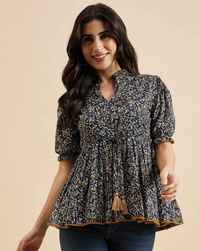 Women Floral Print Regular Fit Top
