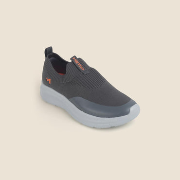 Men Grey Sports Walking Shoes
