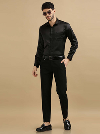 Clubwear Shirt and pant in Sleek Black