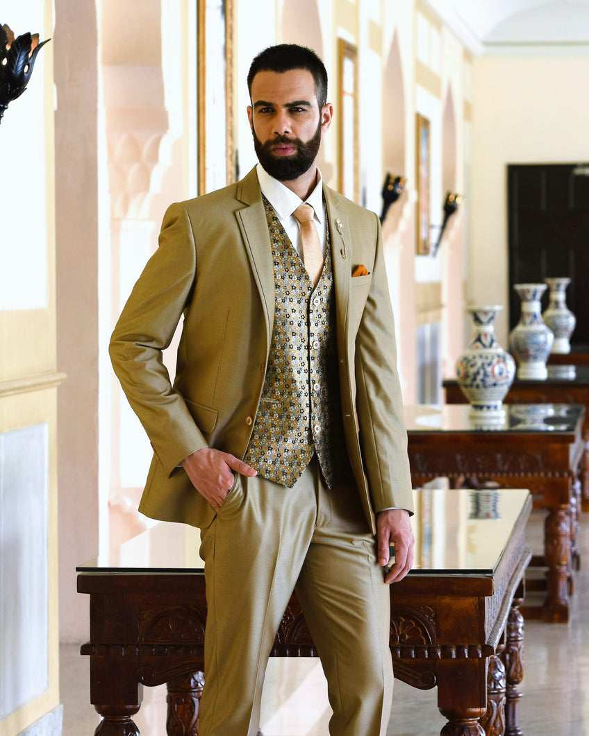 Golden Brown Suit