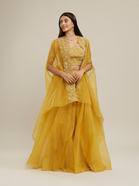 Sunflower Symphony Indo Western