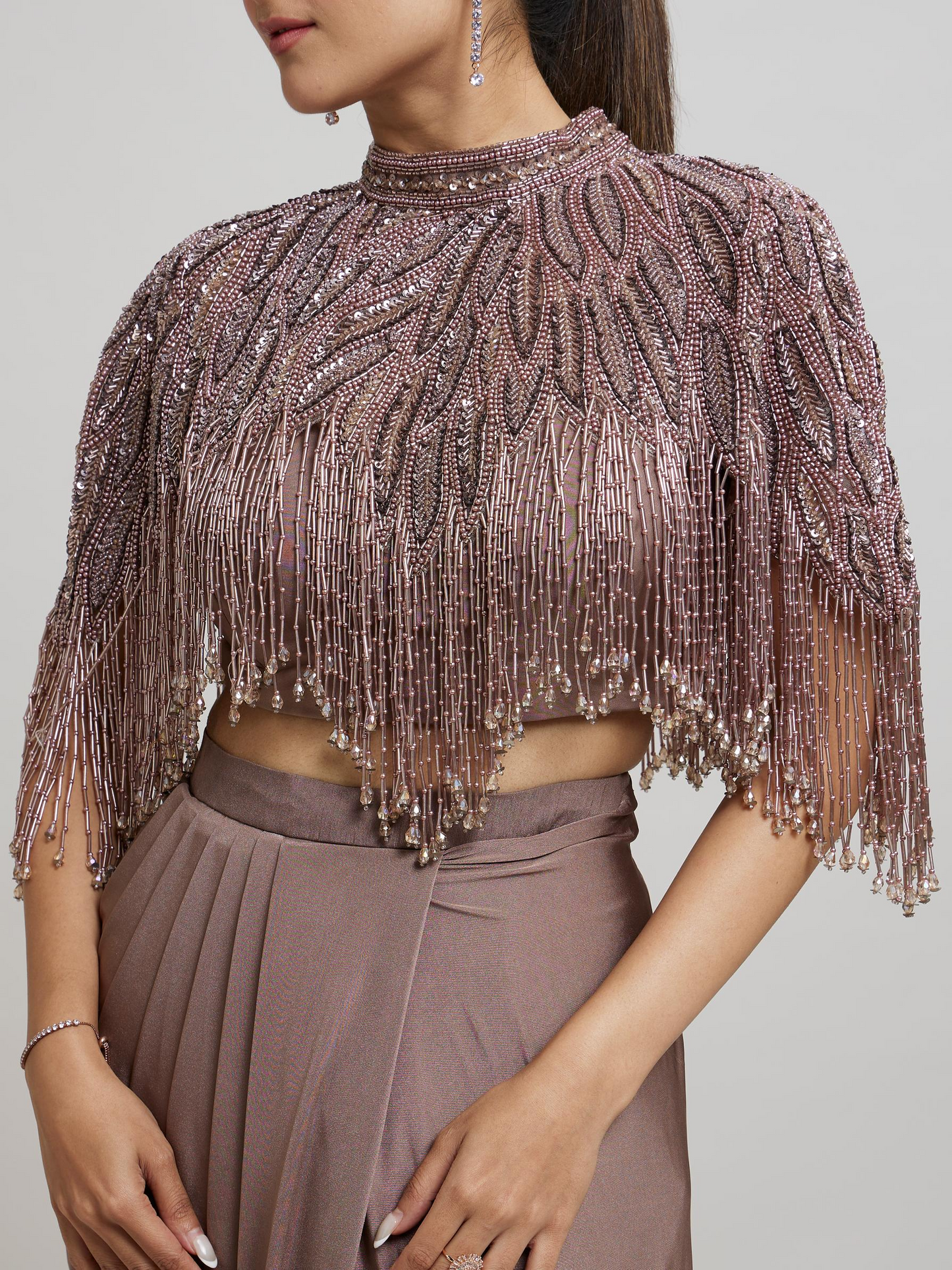 Purple Majesty Indo Western