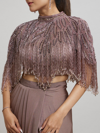 Purple Majesty Indo Western
