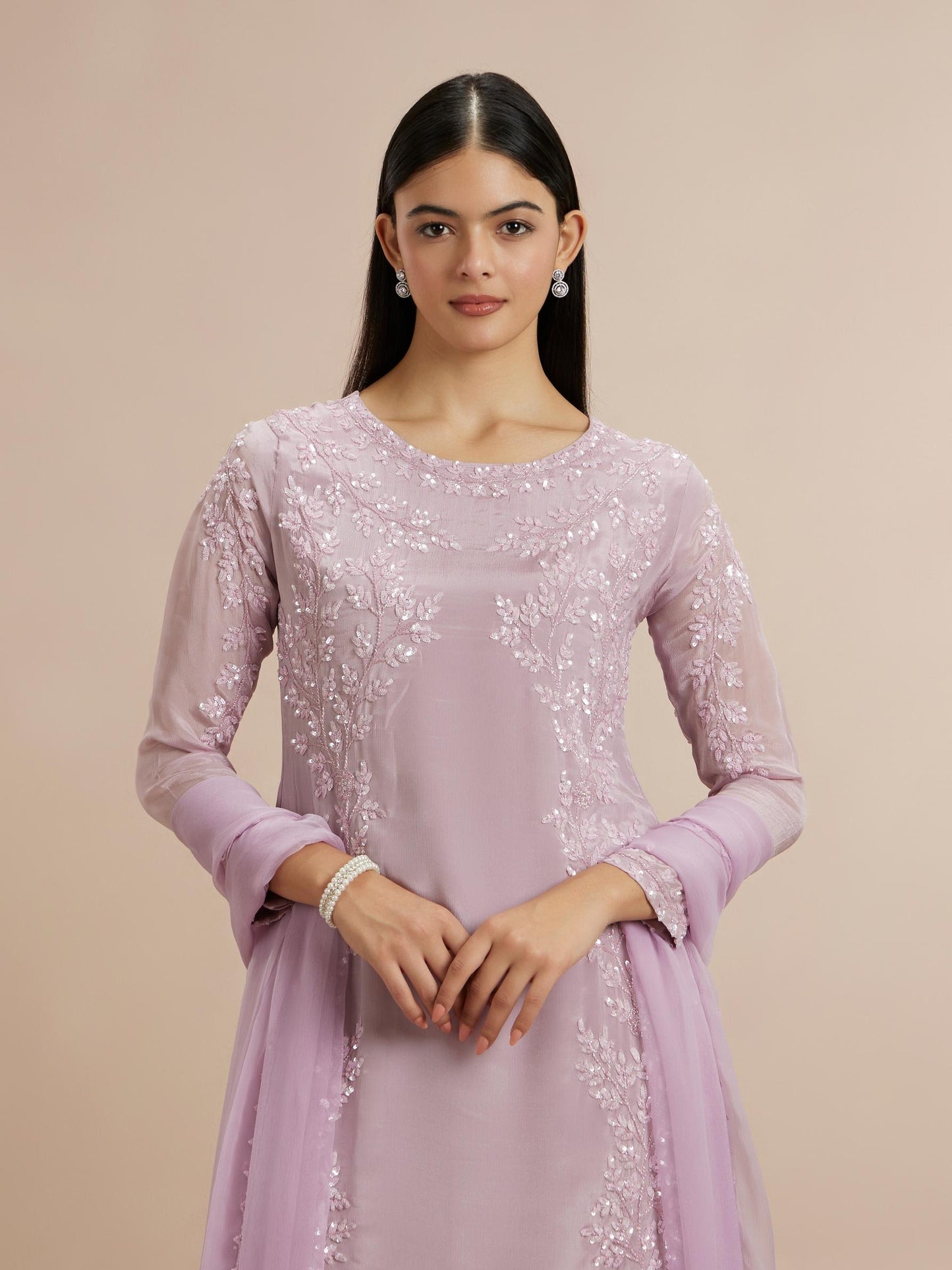 Elegant Purple Celebration Stitched Suit