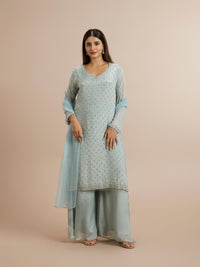 Grey Elegance Stitched Suit