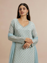Grey Elegance Stitched Suit
