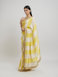 Yellow Tissue Saree