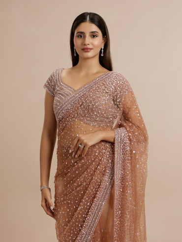 Radiant Purple Array Saree