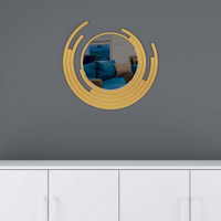 Embrace Asymmetric Design  Exquisite Wall Mirror