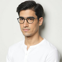 Black Full Rim Square glasses