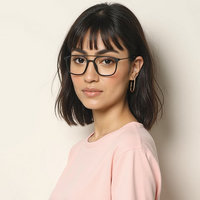 Black Full Rim Square glasses