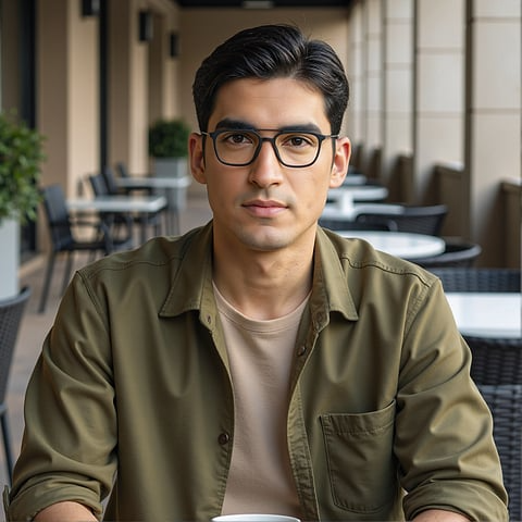 Black Full Rim Square glasses