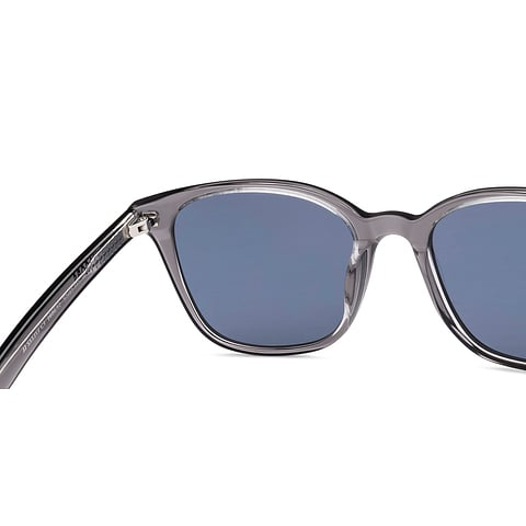 Gray Transparent Full Rim Square