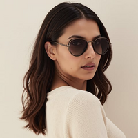 Mid Gunmetal Full Rim Aviator