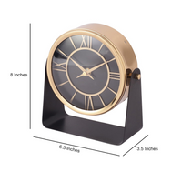Modern Round Table Clock For Living Room Decor | Desk Clock