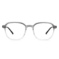 Gray Transparent Full Rim Square glasses