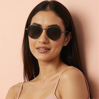Mid Gunmetal Full Rim Aviator