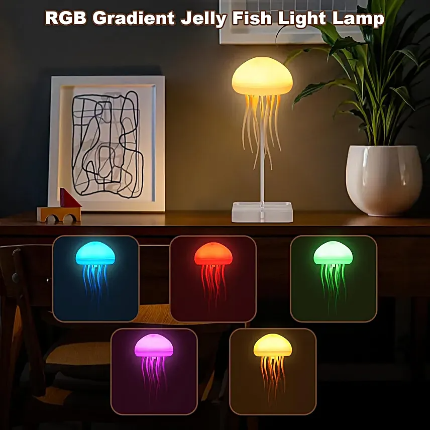 LED Jellyfish Night Light