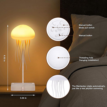 LED Jellyfish Night Light
