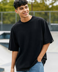 Men's Black Oversized T-shirt