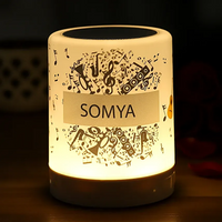 Personalised Musical Bluetooth LED Lamp Speaker