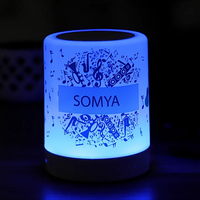 Personalised Musical Bluetooth LED Lamp Speaker
