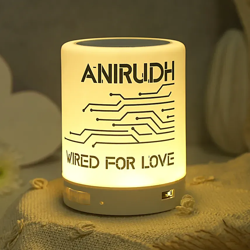 Personalised Wired For Love Speaker