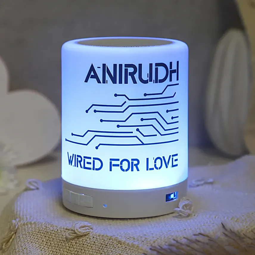 Personalised Wired For Love Speaker
