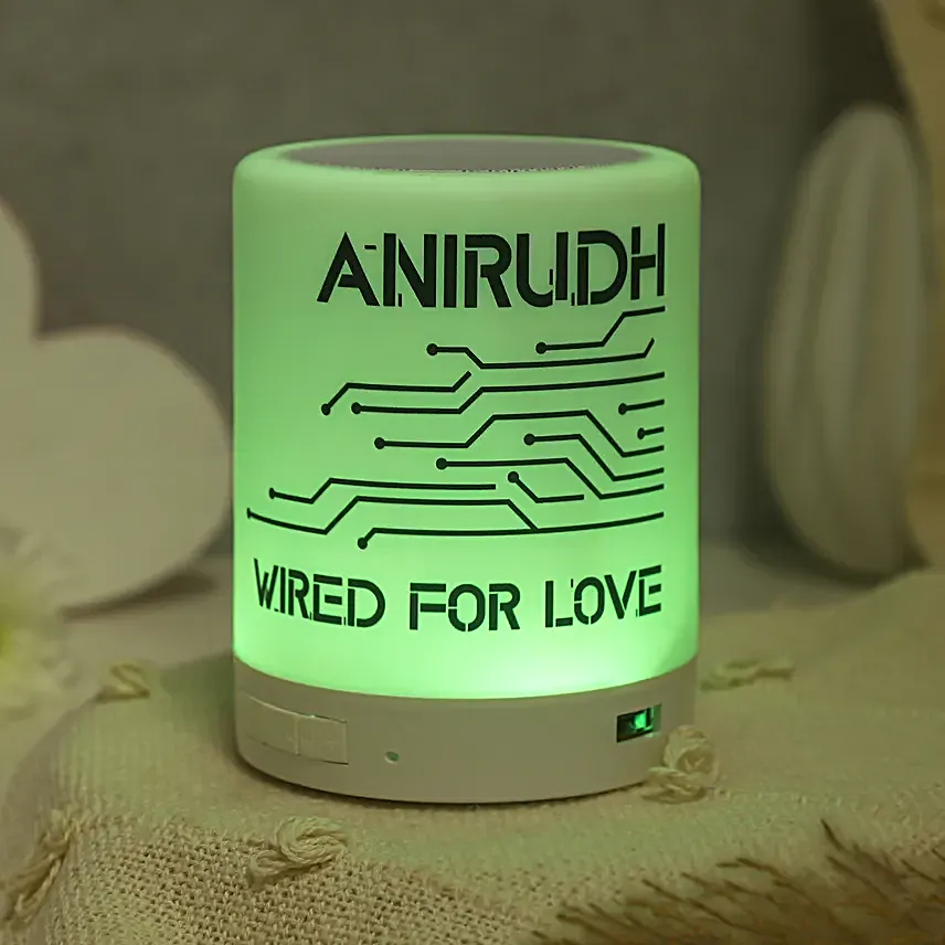 Personalised Wired For Love Speaker
