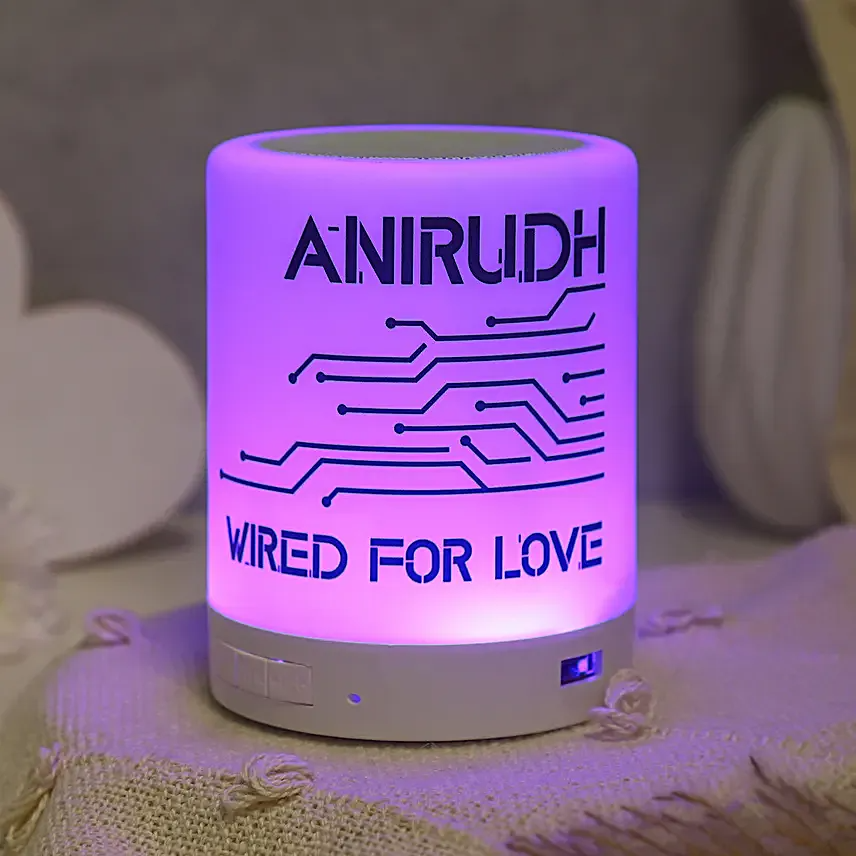Personalised Wired For Love Speaker