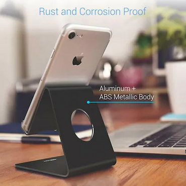 Portronics MODESK POR-122 Universal Mobile Tabletop Holder (Black)